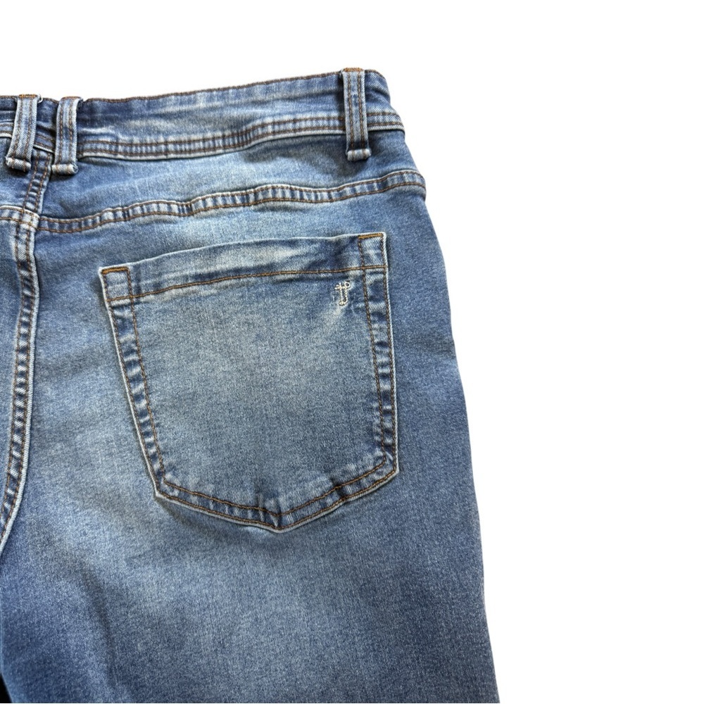 The Perfect Jean NYC Slim Thick Jeans Mens 34x34 Blue Skinny Stretch Denim TPJ - Picture 3 of 9
